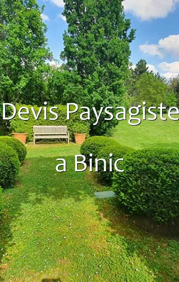 Devis Paysagiste a Binic