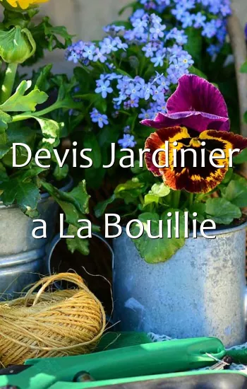 Devis Jardinier a La Bouillie
