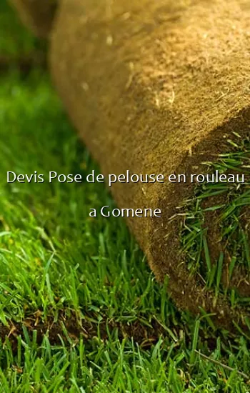 Devis Pose de pelouse en rouleau a Gomene