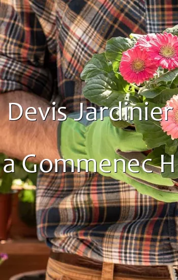 Devis Jardinier a Gommenec H