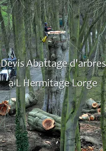 Devis Abattage d'arbres a L Hermitage Lorge