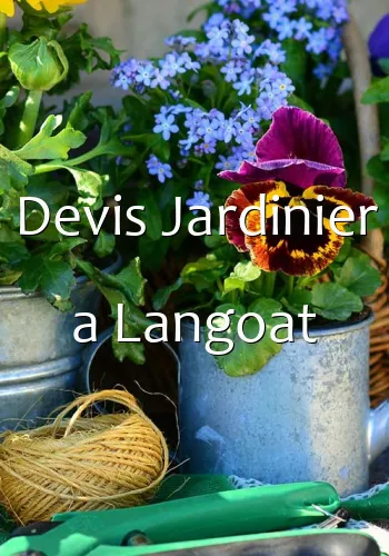 Devis Jardinier a Langoat