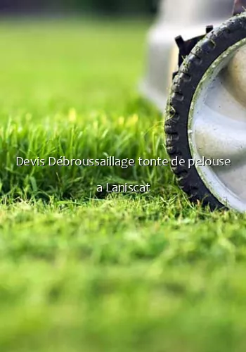 Devis Débroussaillage tonte de pelouse a Laniscat