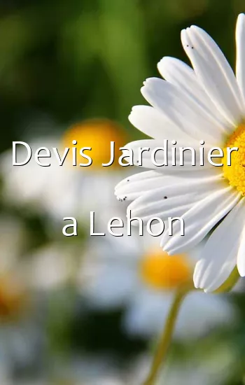 Devis Jardinier a Lehon