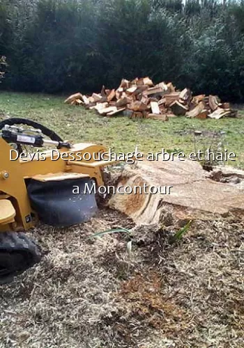 Devis Dessouchage arbre et haie a Moncontour