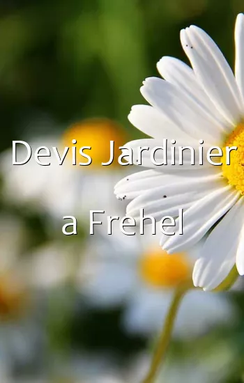 Devis Jardinier a Frehel