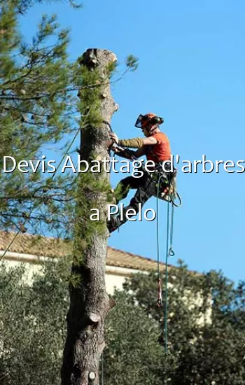 Devis Abattage d'arbres a Plelo