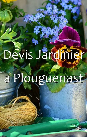 Devis Jardinier a Plouguenast
