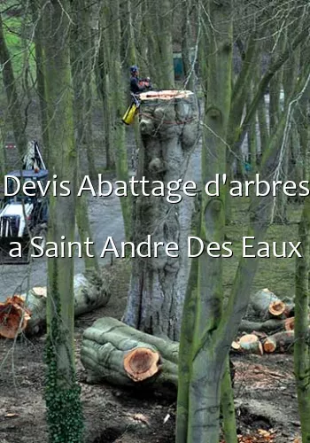 Devis Abattage d'arbres a Saint Andre Des Eaux