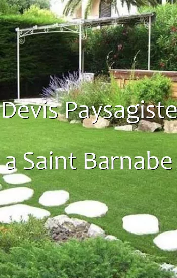 Devis Paysagiste a Saint Barnabe