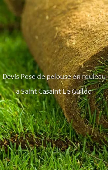 Devis Pose de pelouse en rouleau a Saint Casaint Le Guildo