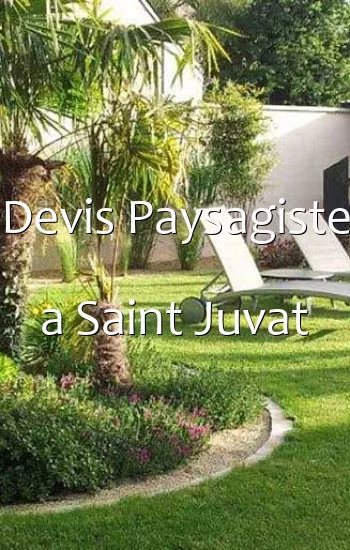Devis Paysagiste a Saint Juvat