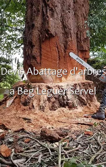 Devis Abattage d'arbres a Beg Leguer Servel
