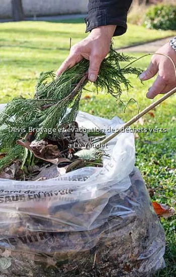 Devis Broyage et évacuation des déchets verts  a Le Yaudet